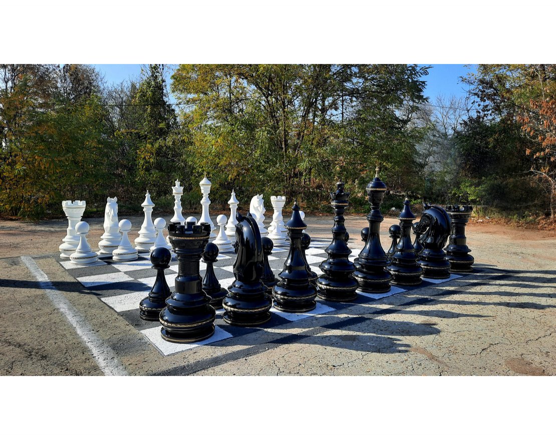 Набор шахматных фигур из стеклопластика (32 шт.)